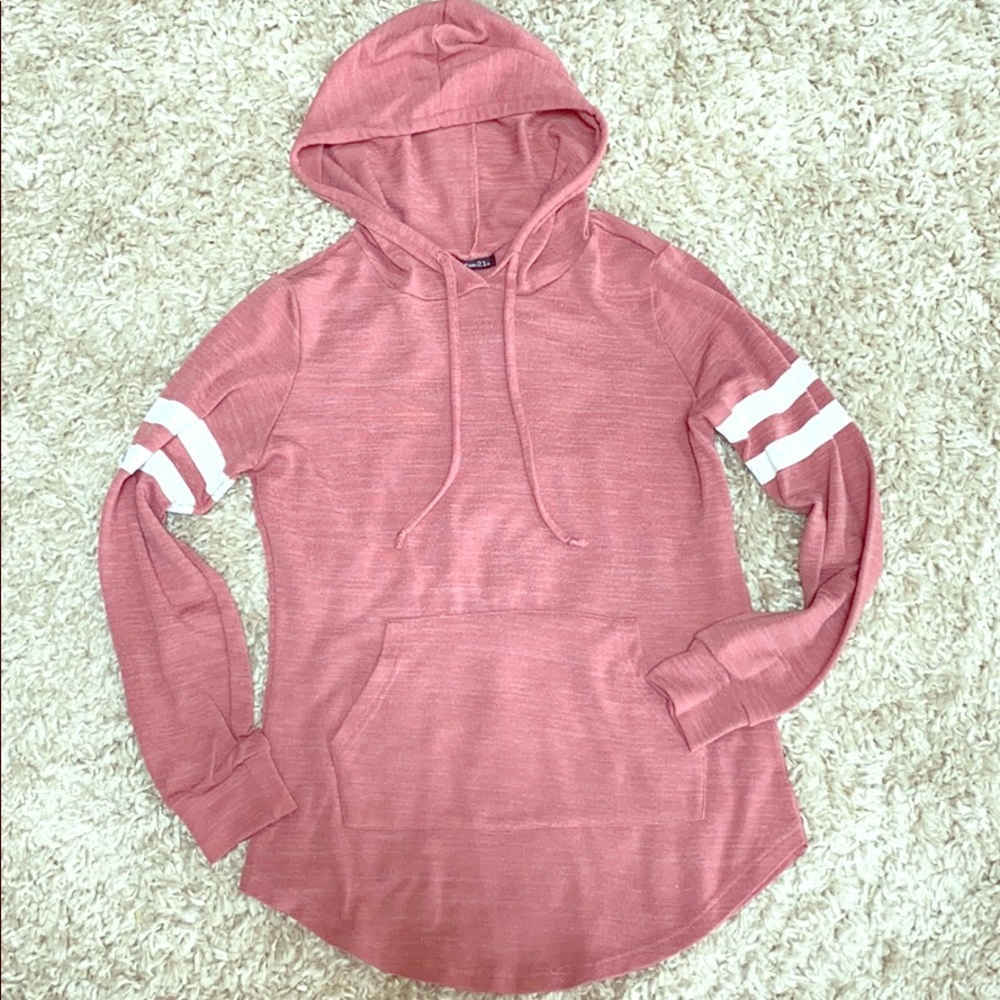 Mauve Varsity Hoodie